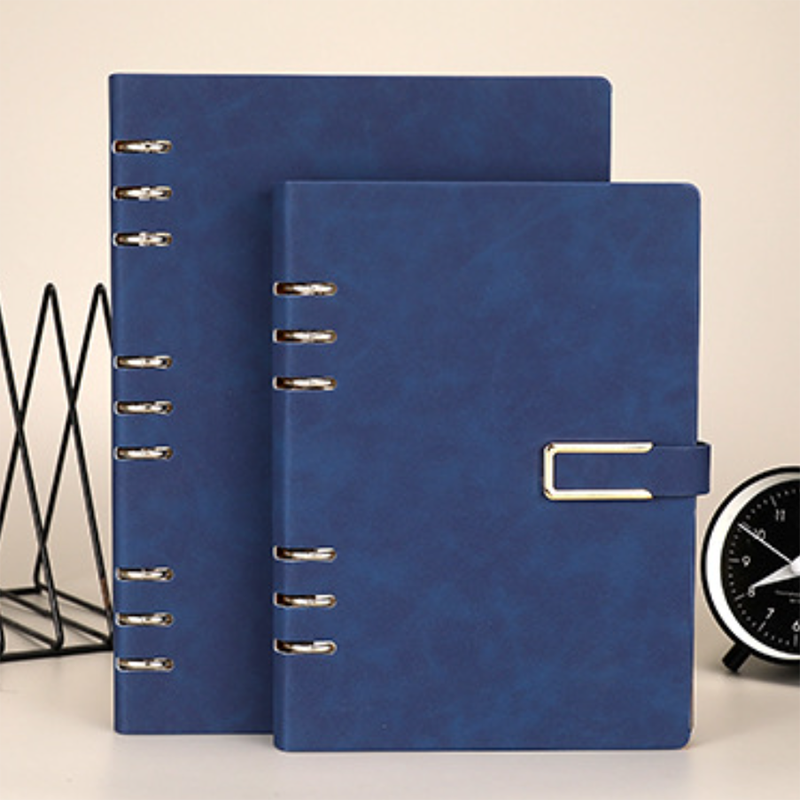 Professional office loose-leaf  leather notebook